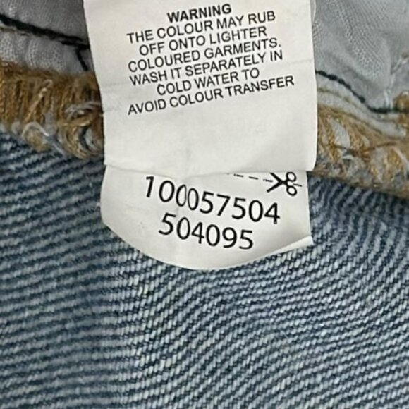 Garage Mom Jeans Size 5 Distressed Ripped High Rise Tapered Ankle Blue Denim - Picture 10 of 10